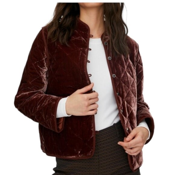 Aritzia Black Quilted Bomber Jacket - Picture 5 of 8